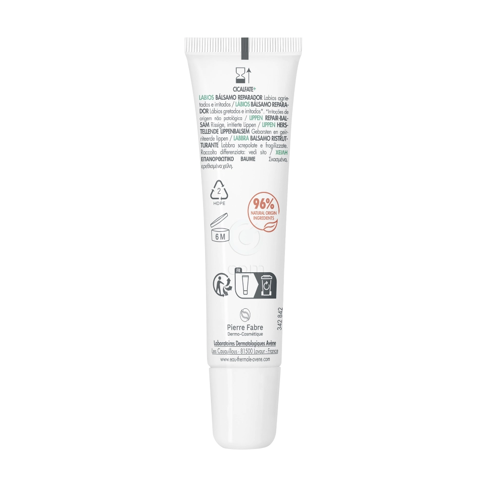 Avene Cicalfate+, obnavljajoči balzam za ustnice (12 ml)